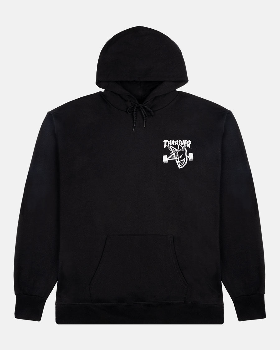 THRASHER X SPITFIRE - CLASSIC SWIRL - HOODIE - BLACK – Thrasher