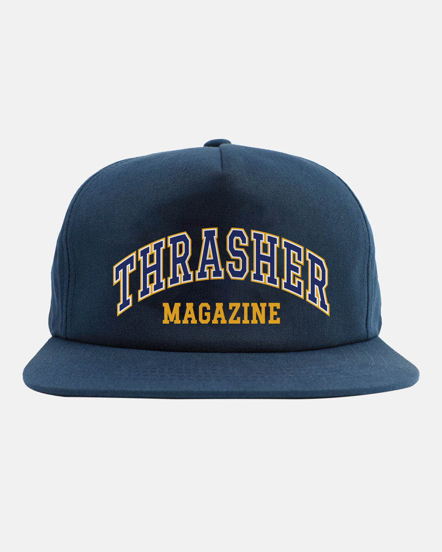 DROPOUT SNAPBACK - NAVY – Thrasher Magazine