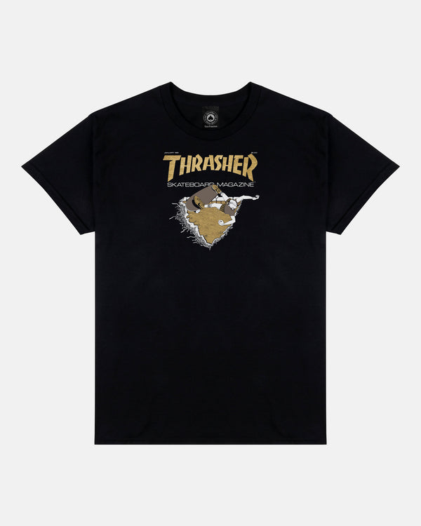 FIRST COVER - TSHIRT - BLACK / GOLD