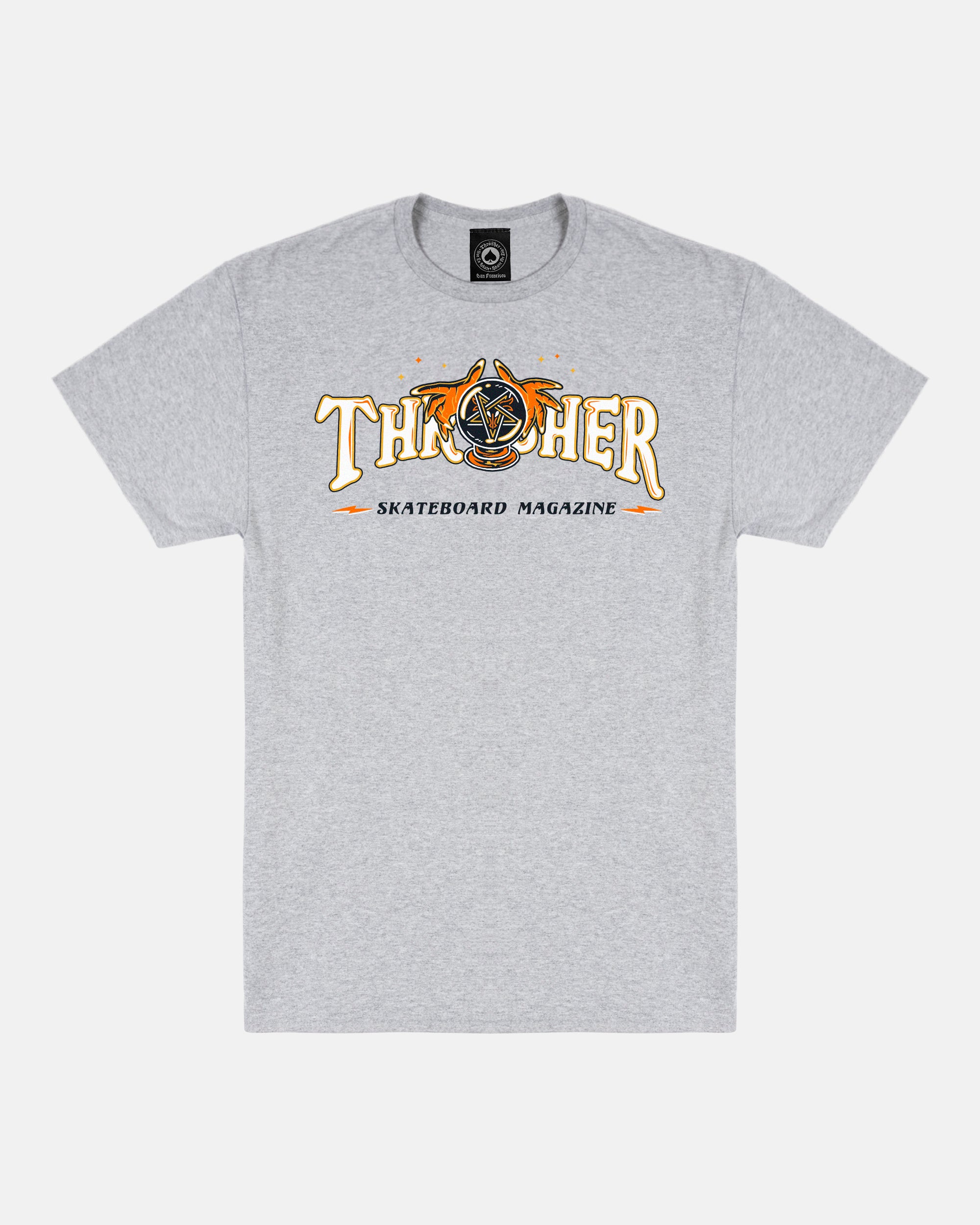 FORTUNE TSHIRT ASH GREY Thrasher Magazine