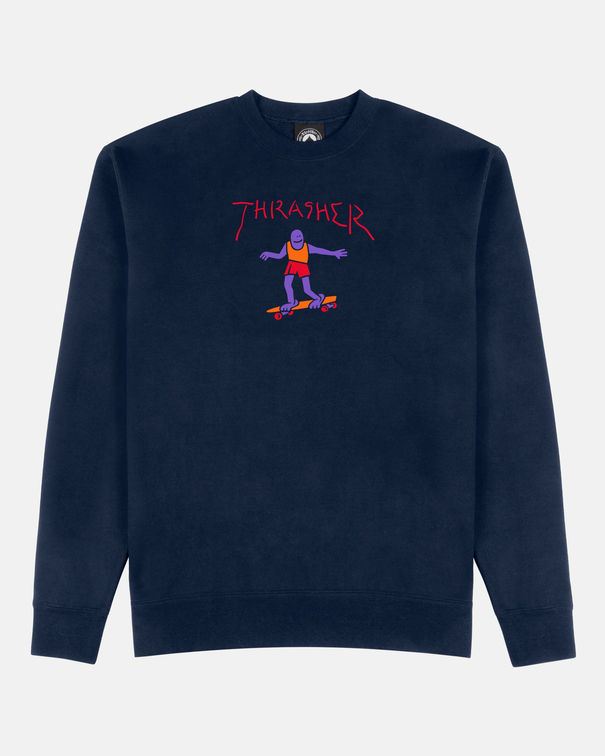 GONZ CREWNECK NAVY – Thrasher Magazine - Main Image