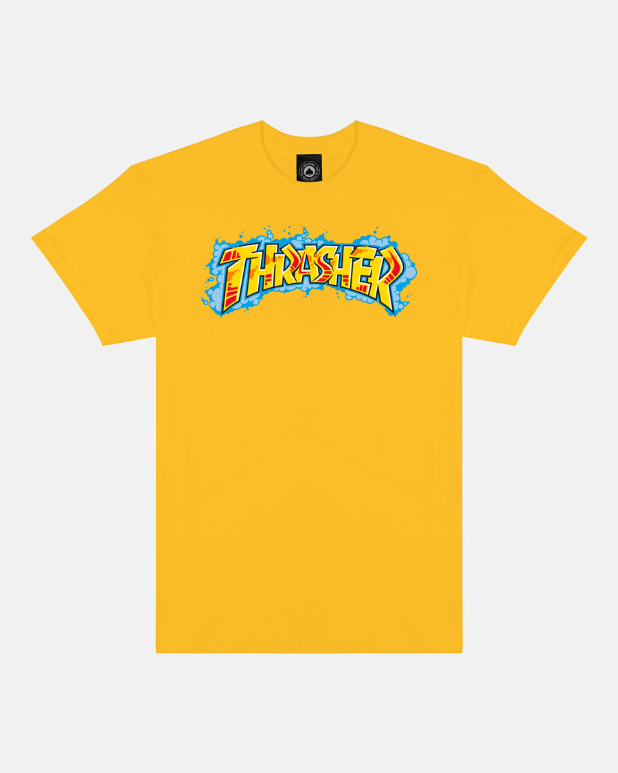 Thrasher Brand Yellow Thrasher Tee Thrasher Brand Yellow Thrasher