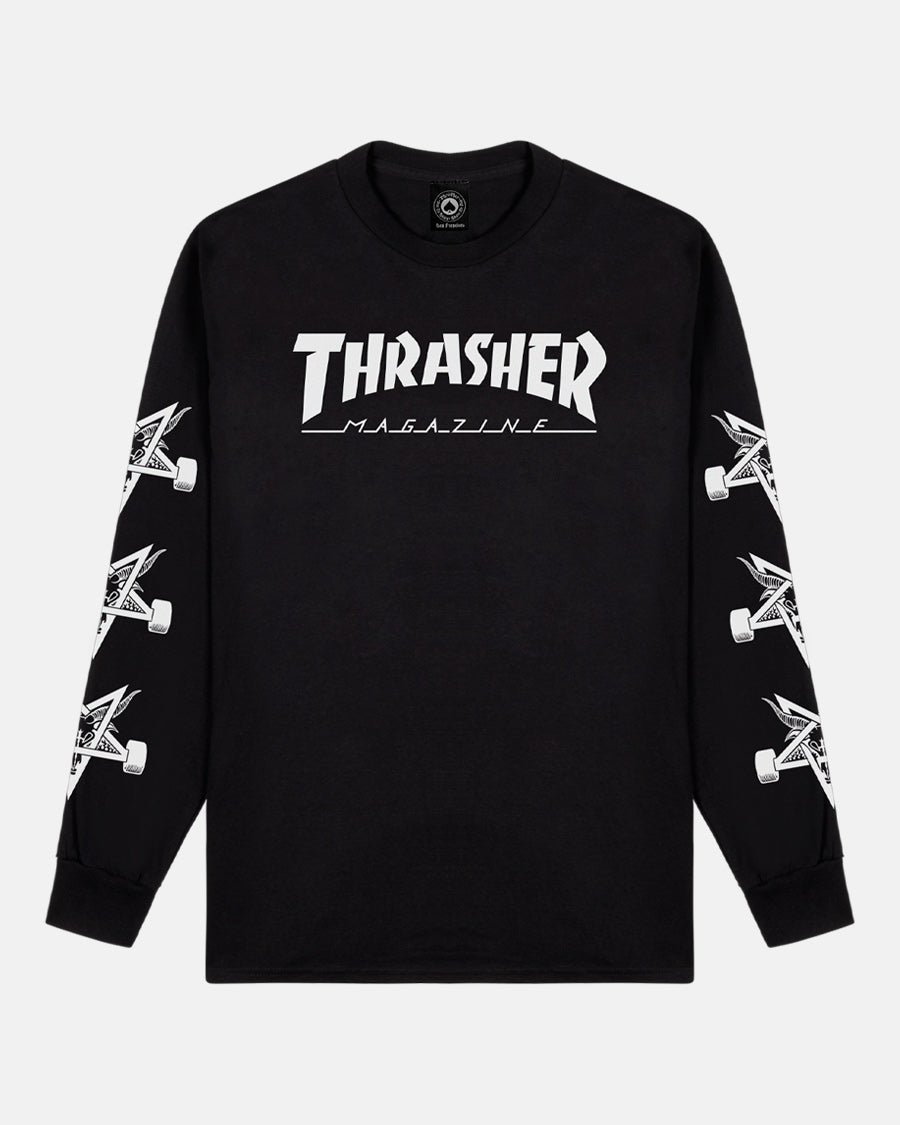 MAG GOAT LONGSLEEVE - BLACK – Thrasher Magazine