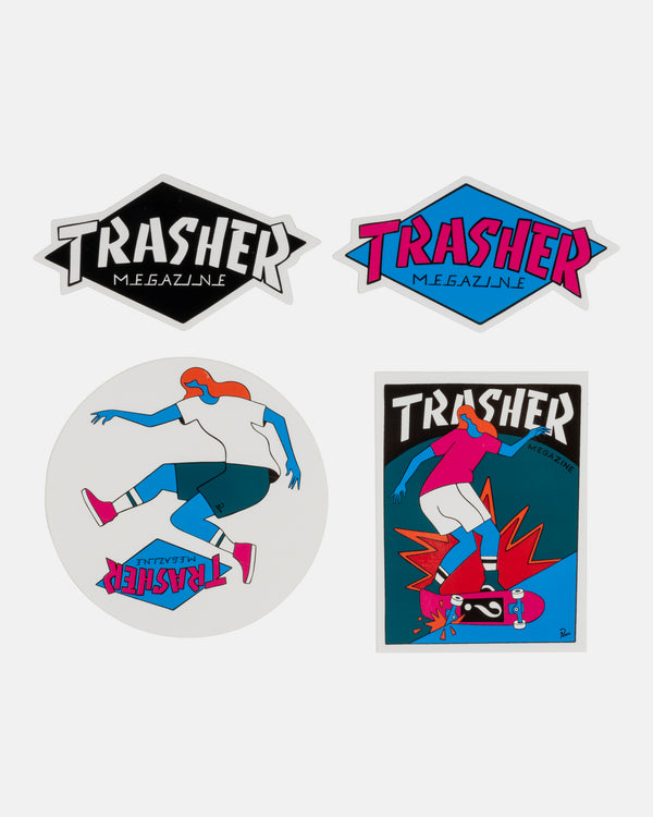 TRASHER BY PARRA - STICKER PACK