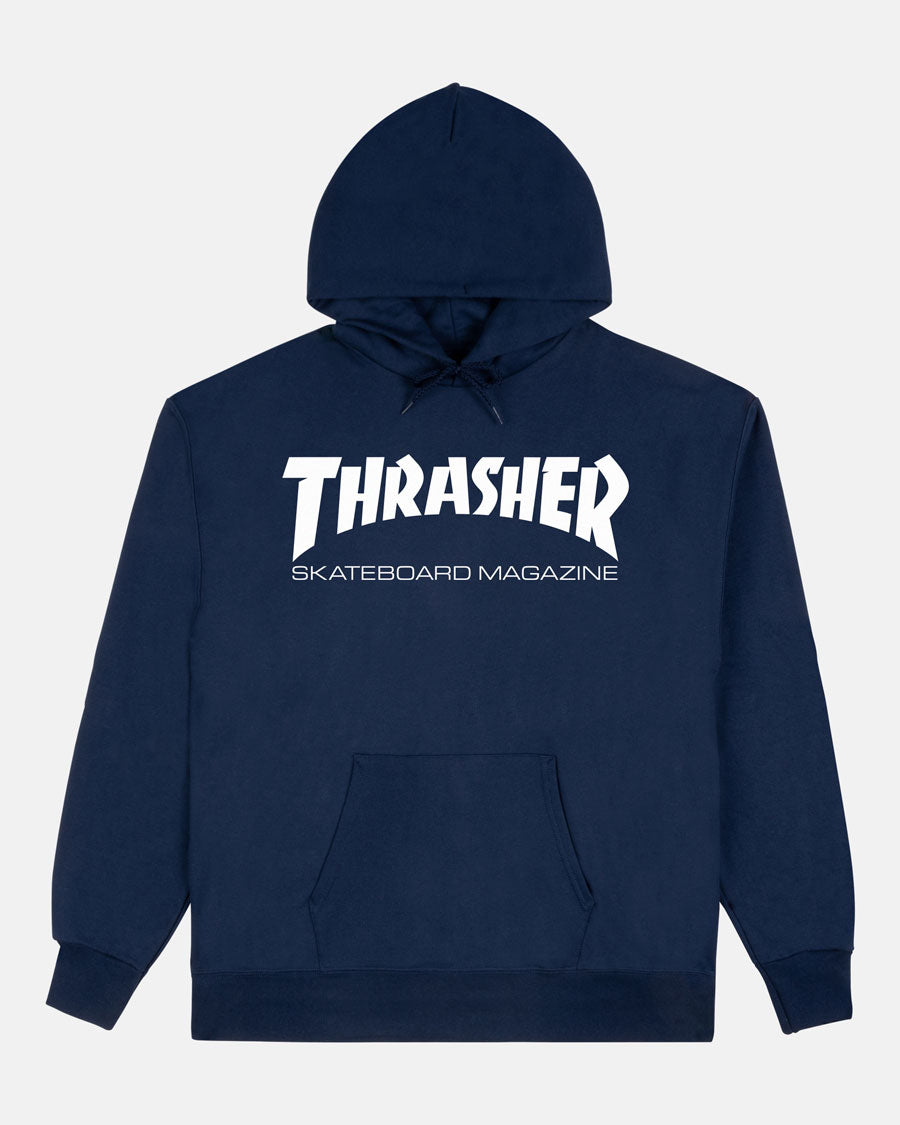 90s Leeボディ USA製 THRASHER ジップパーカー 胸ロゴ M 紺 THRASHER（スラッシャー） パーカー ジップパーカー メンズ : ZOZOTOWN