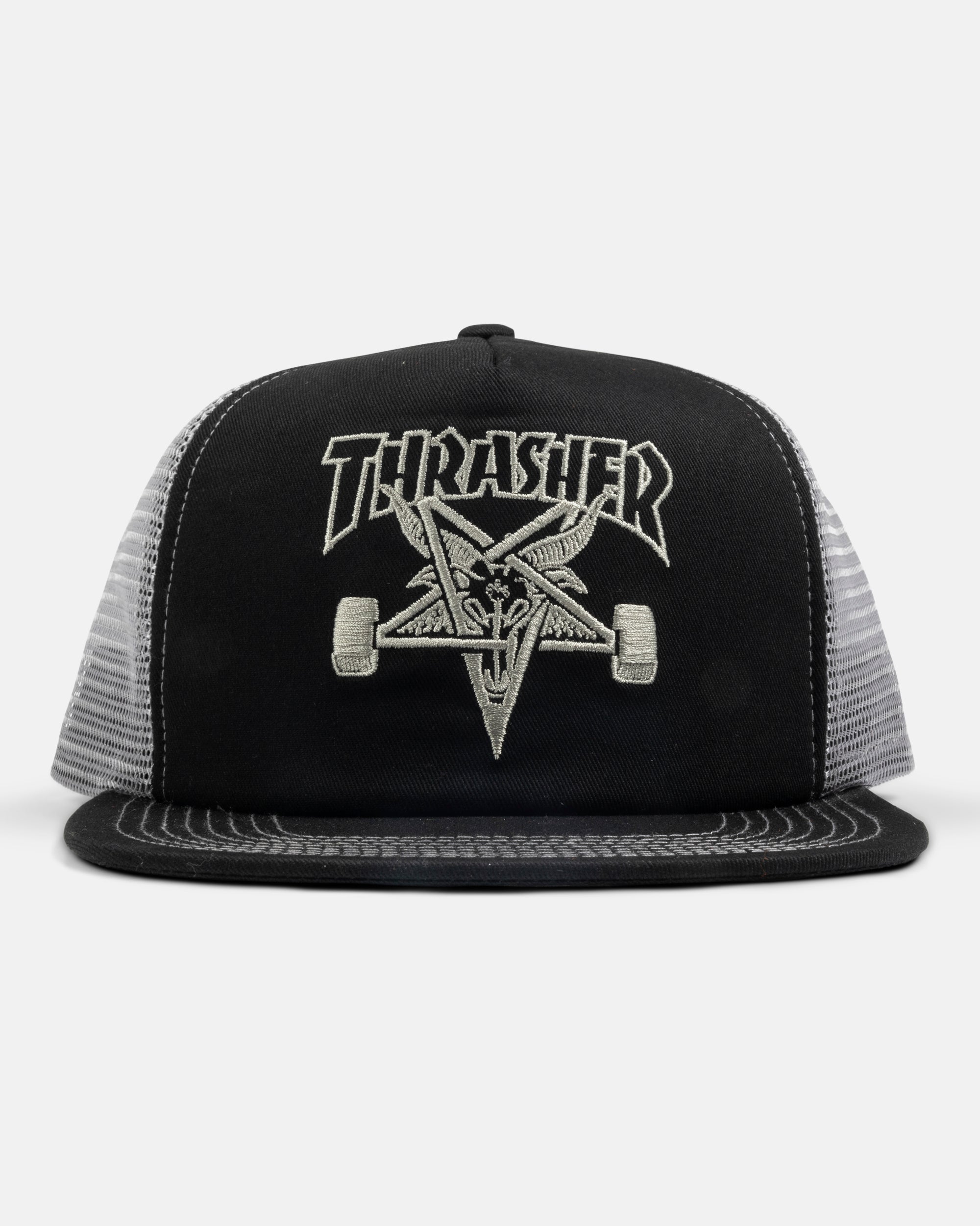 SKATEGOAT - TRUCKER - BLACK / GREY – Thrasher Magazine