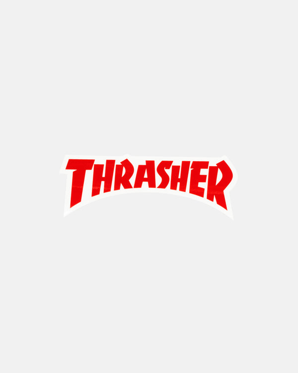 THRASHER - DIE CUT STICKER - RED