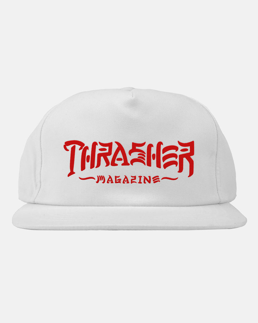 THRASH & DESTROY SNAPBACK - WHITE – Thrasher Magazine