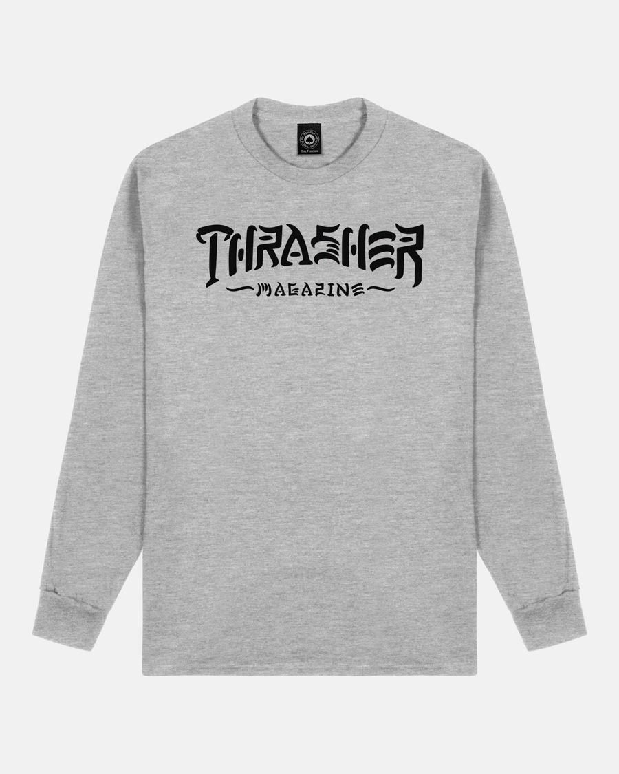 80s Thrasher Magazine ロンT / ONEITA THRASH & DESTROY LONGSLEEVE - GREY – Thrasher Magazine