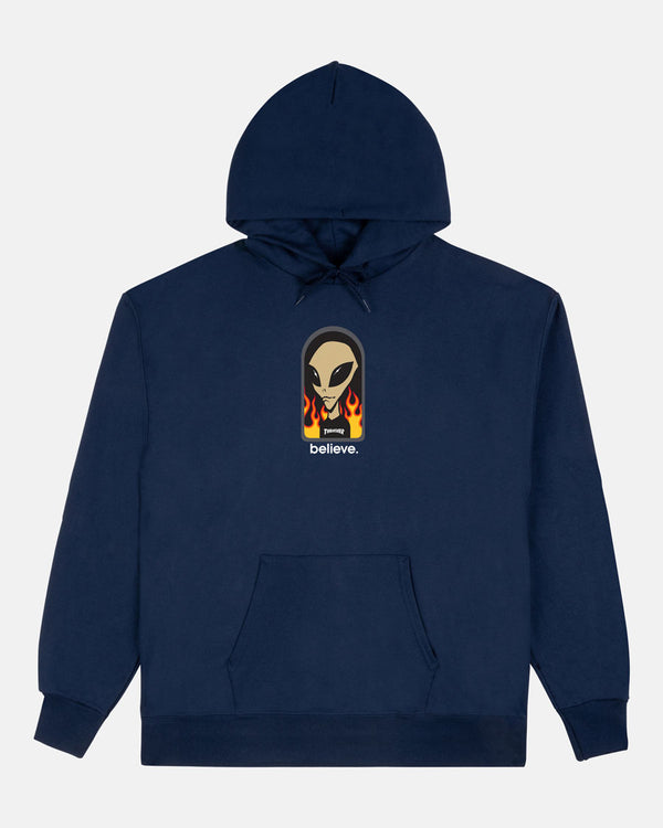 BELIEVE - HOODIE - NAVY