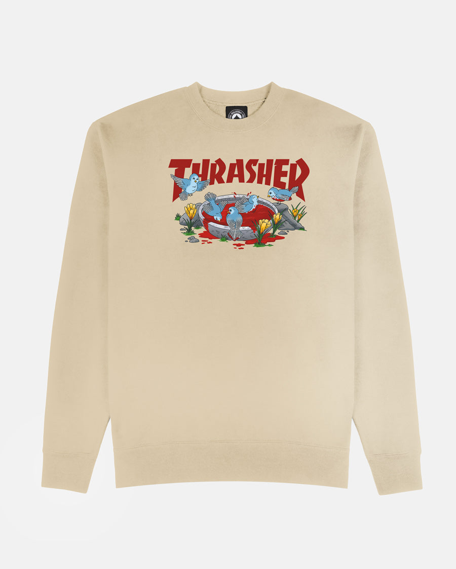 BLOOD BATH - CREWNECK - SAND