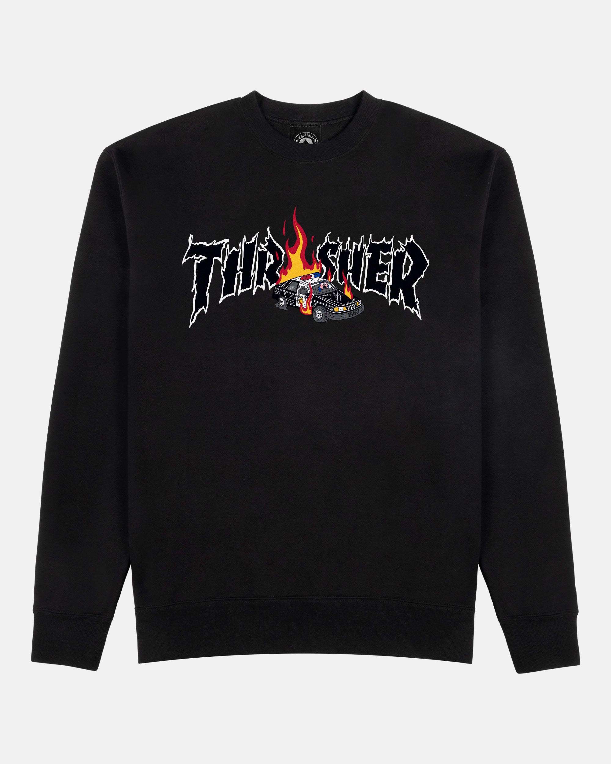 Thrasher half black half white hot sale