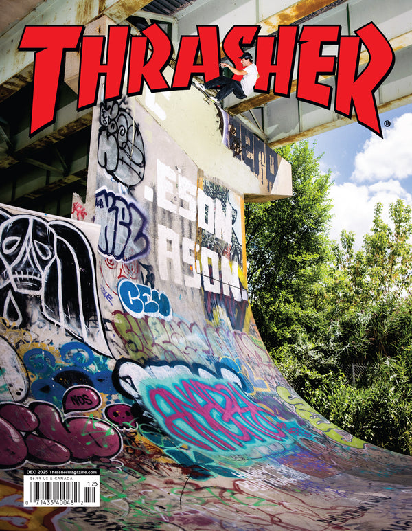 THRASHER MAGAZINE DECEMBER 2025