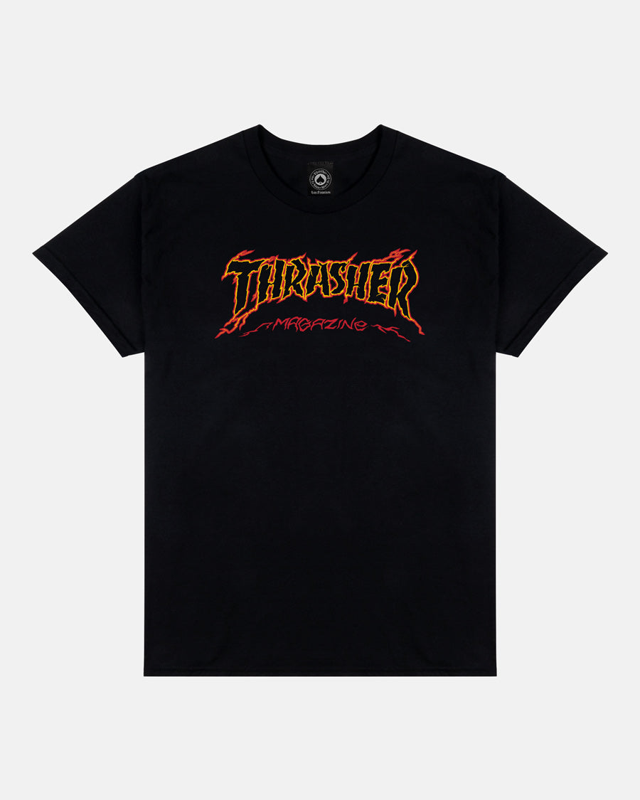 CRACKED BY EXTEENAGER - T-SHIRT - BLACK