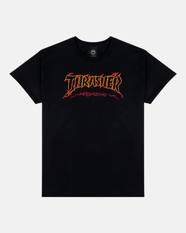 CRACKED BY EXTEENAGER - T-SHIRT - BLACK