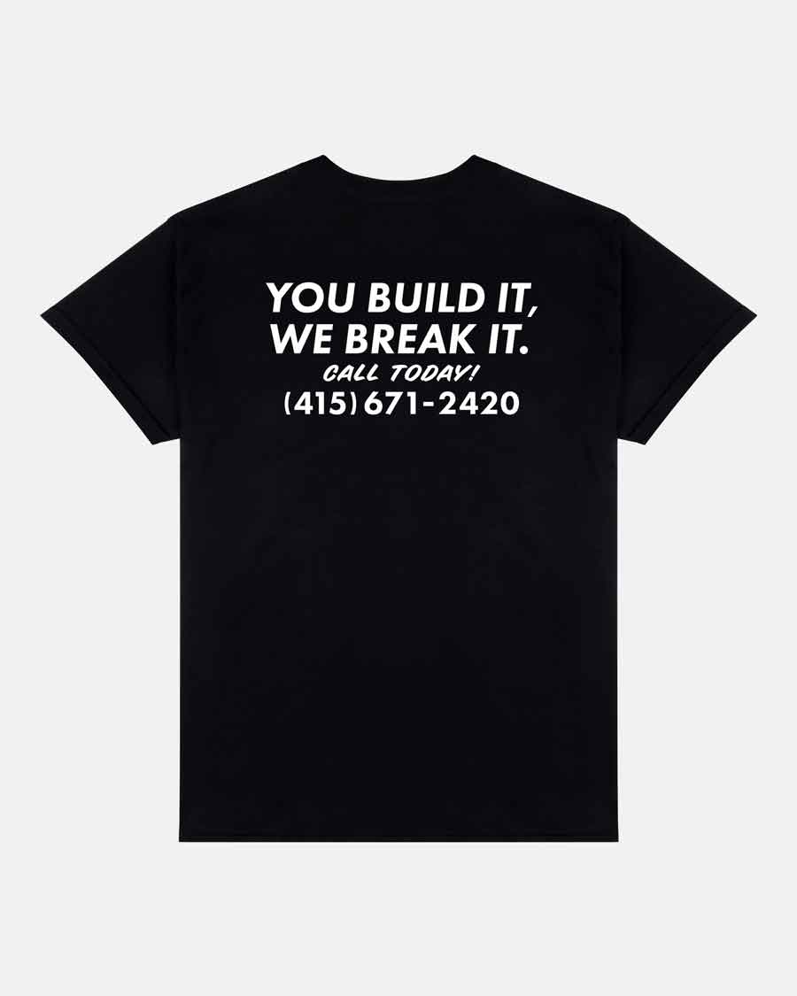 90s THRASHER Tシャツ ブラック フェード モーション文字 DESTRUCTION T-SHIRT - BLACK – Thrasher Magazine