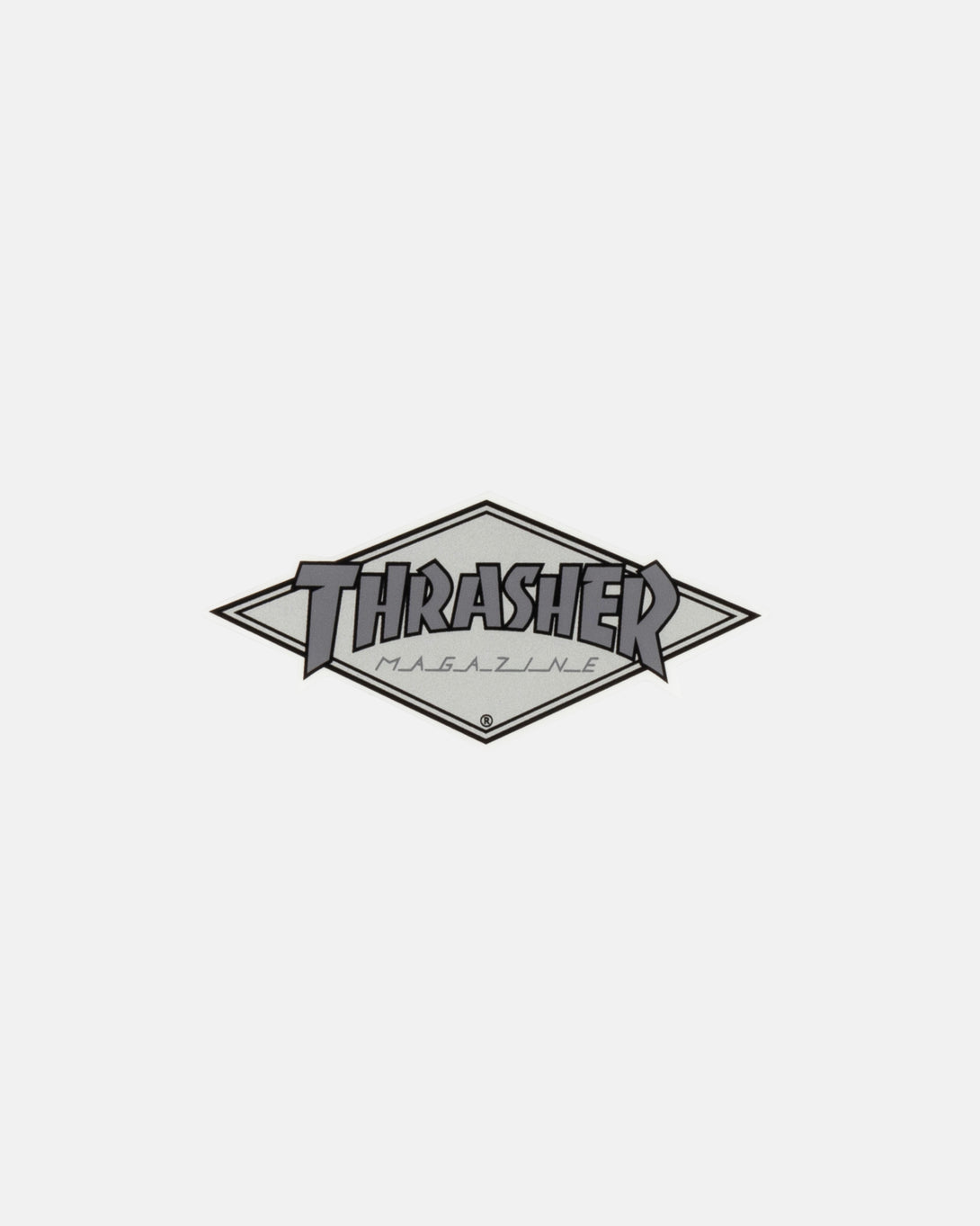 Thrasher - Die Cut Sticker - Black