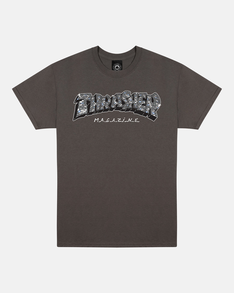 DISCO BY SPANKY - T-SHIRT - CHARCOAL