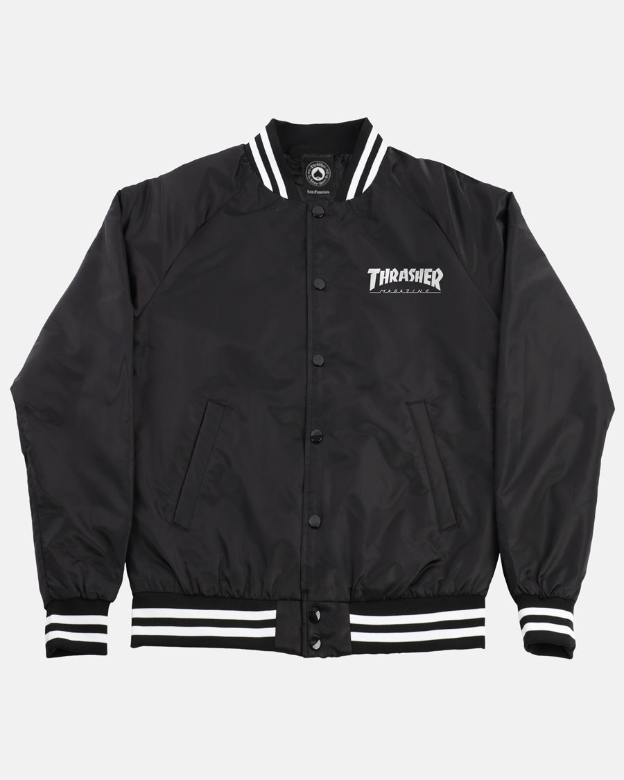 MAG LOGO - DUGOUT JACKET - BLACK/WHITE