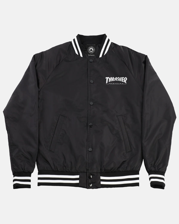 MAG LOGO - DUGOUT JACKET - BLACK/WHITE