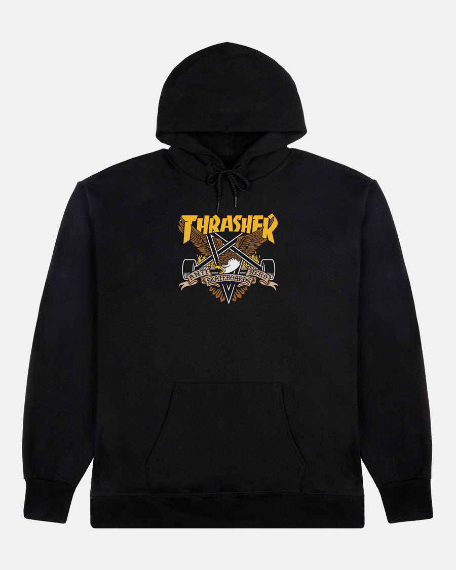 EAGLEGRAM - HOODIE - BLACK
