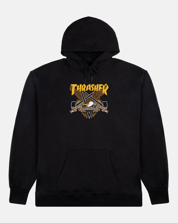 EAGLEGRAM - HOODIE - BLACK