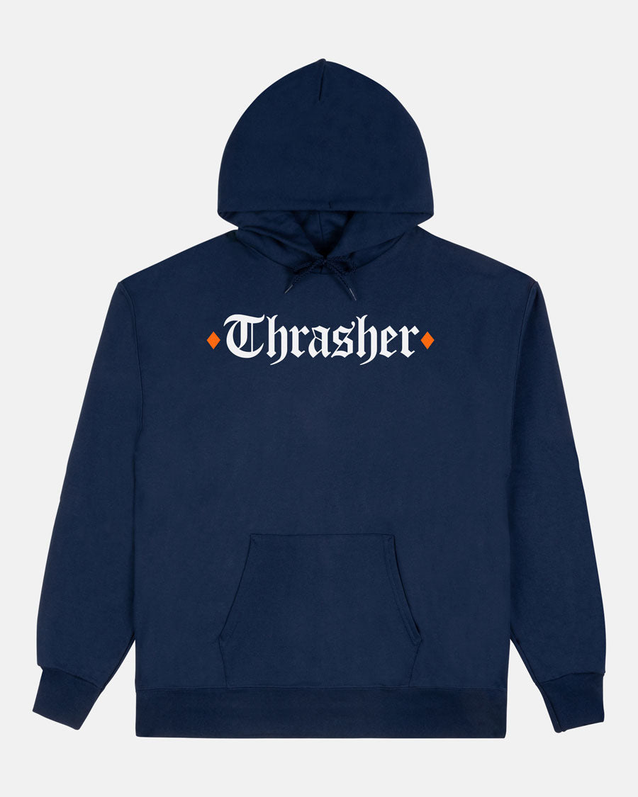 THRASHER X SPITFIRE - THE END OATH - HOODIE - NAVY