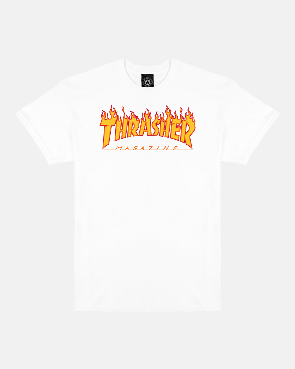 Thrasher Flame Logo Black T-Shirt