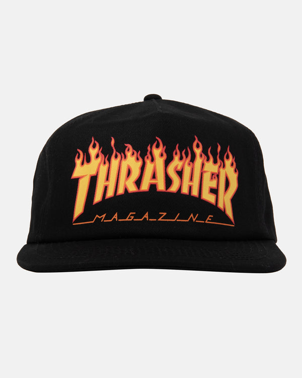 PRINTED FLAME - SNAPBACK - BLACK