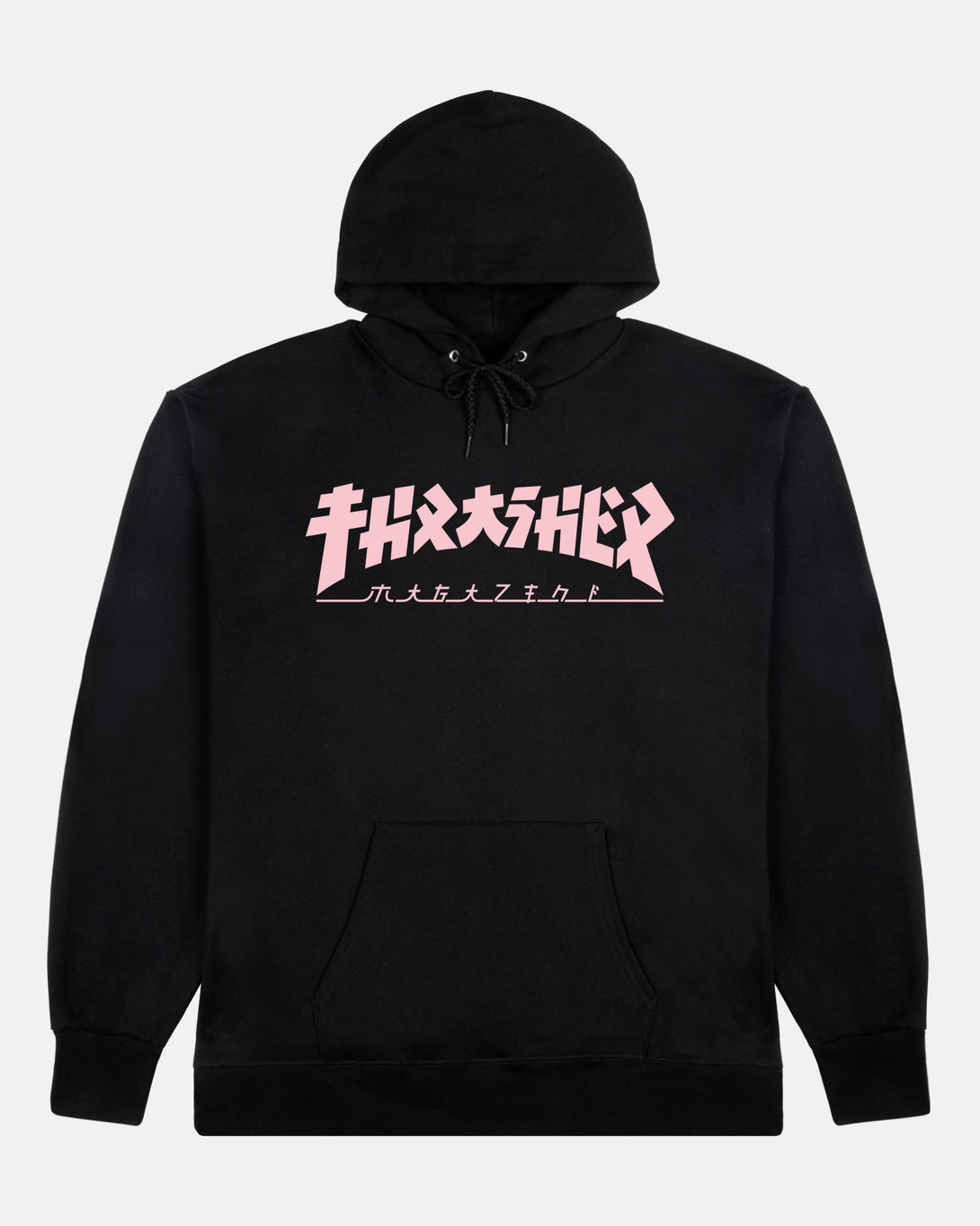 GODZILLA WOMENS HOODIE BLACK PINK - Main Image