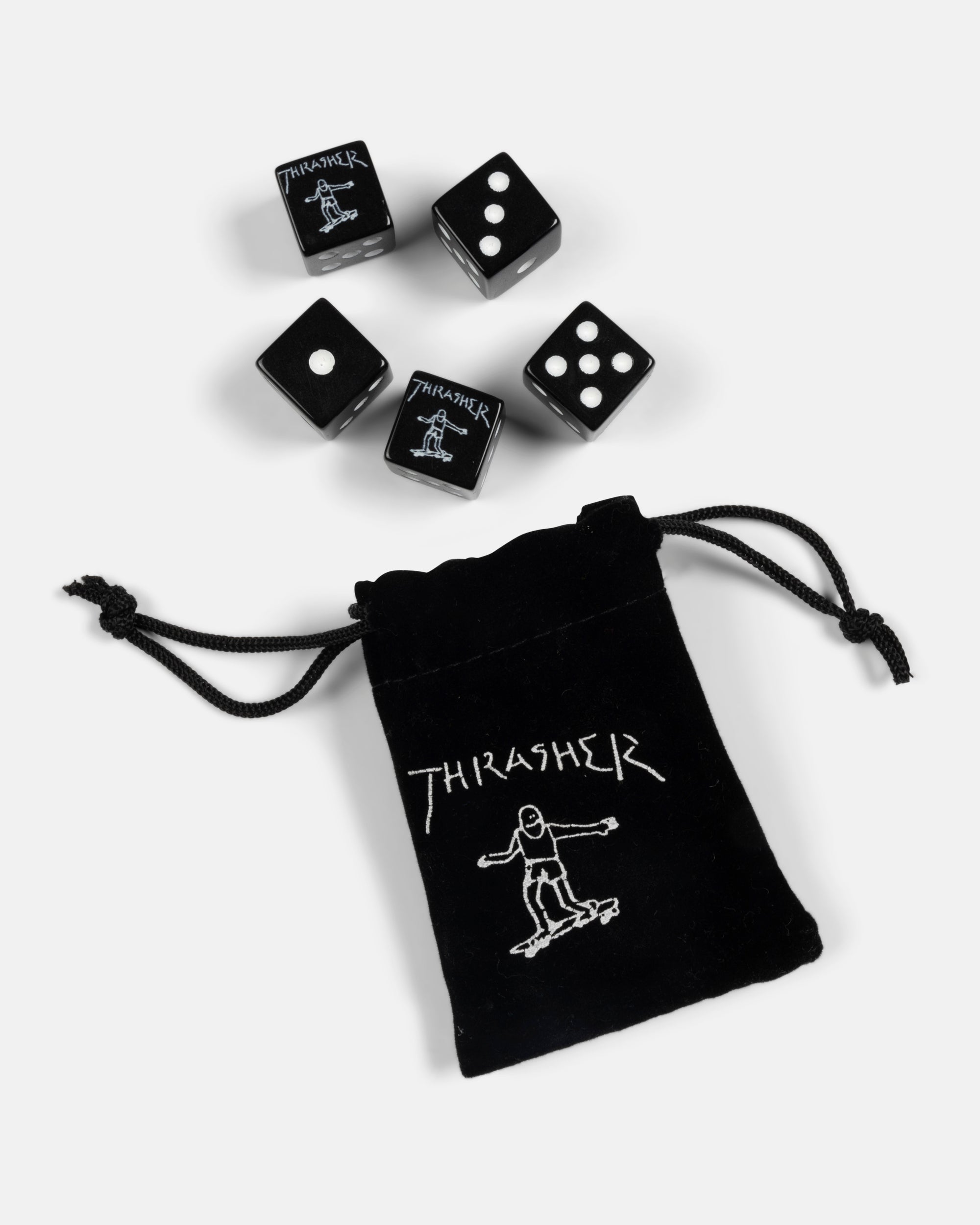 GONZ - DICE SET - BLACK – Thrasher Magazine