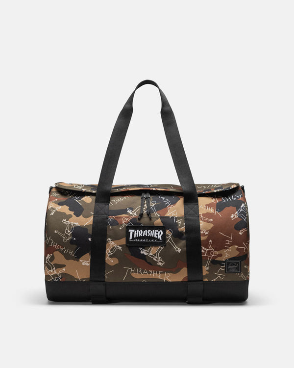 Thrasher Gonz Herschel Heritage™ Skate Duffle (WOODLAND CAMO)