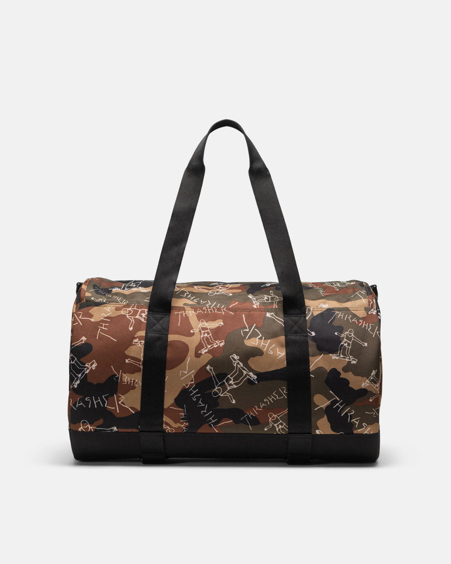 Thrasher Gonz Herschel Heritage™ Skate Duffle (WOODLAND CAMO)