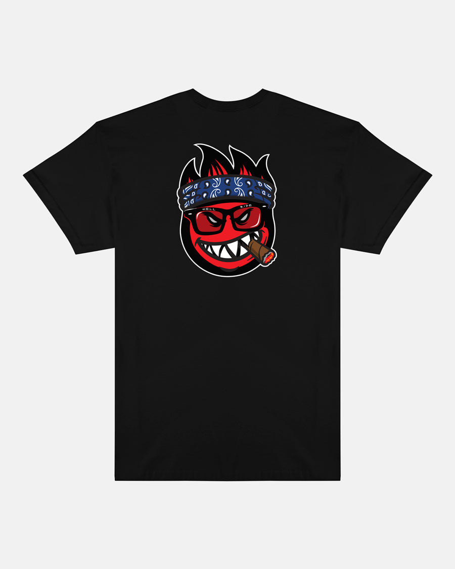 THRASHER X SPITFIRE - BIG HEAD JAKE - T-SHIRT - BLACK