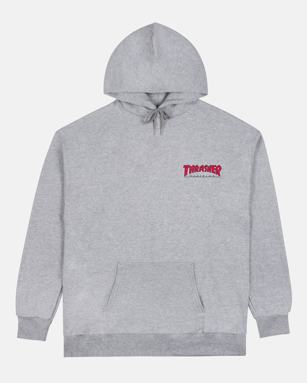 LITTLE OUTLINE - HOODIE - GREY – Thrasher Magazine