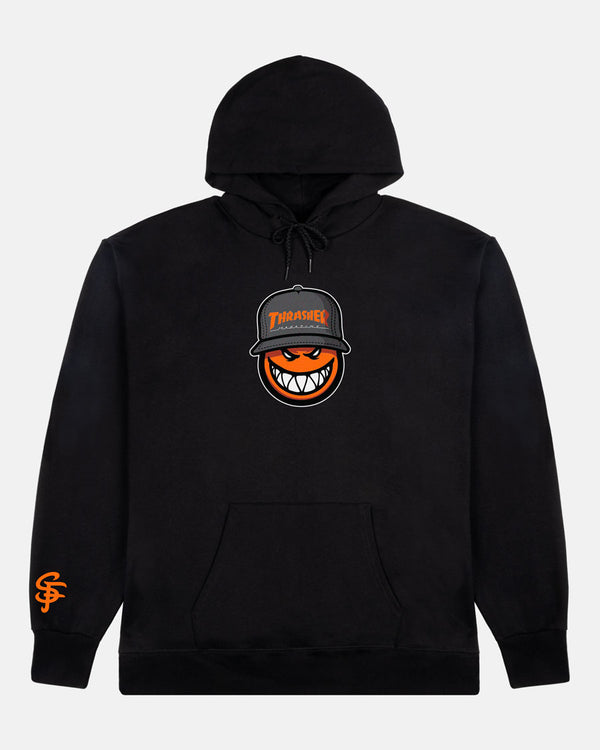 THRASHER X SPITFIRE - SF LOC - HOODIE - BLACK