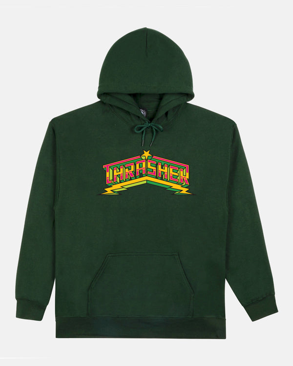 LUCHADORA - HOODIE - FOREST GREEN