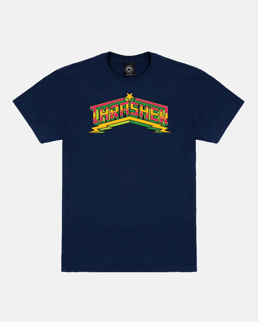 LUCHADORA - T-SHIRT - NAVY