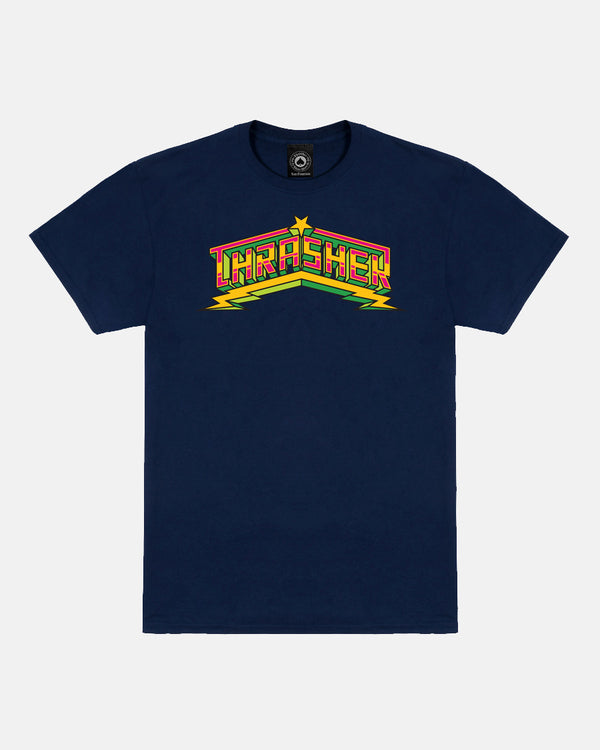 LUCHADORA - T-SHIRT - NAVY