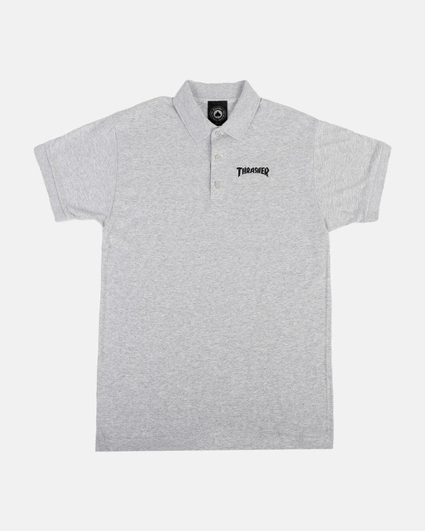 THRASHER - POLO - GREY