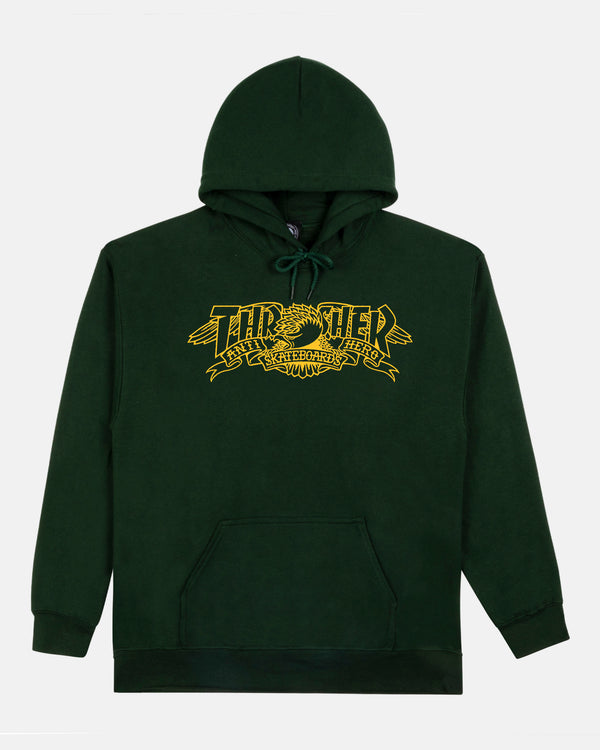 MAG BANNER - HOODIE - FOREST GREEN