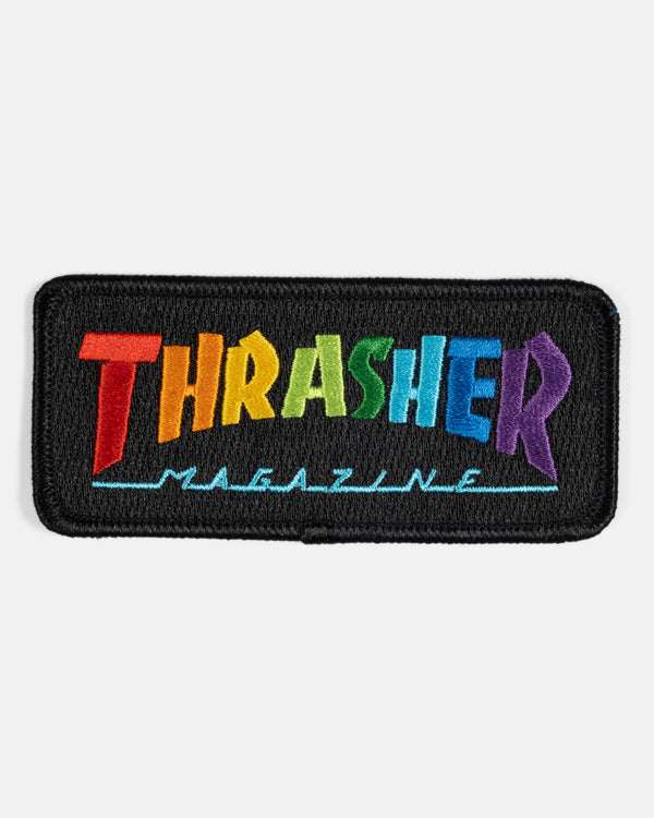 Thrasher Skate Magazine Écusson Brodé Thrasher Logo Flammes Thrasher Skate Magazine Écusson Brodé Thrasher Logo Flammes