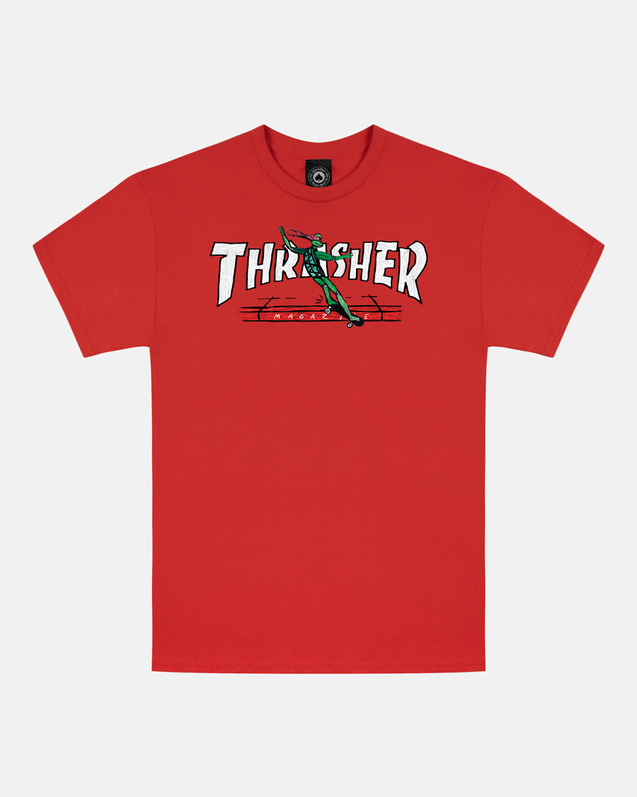 RED CURB BY LSD WORLDPEACE - T-SHIRT - RED