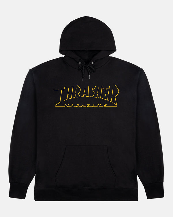 SHADOW MAG LOGO - HOODIE - BLACK