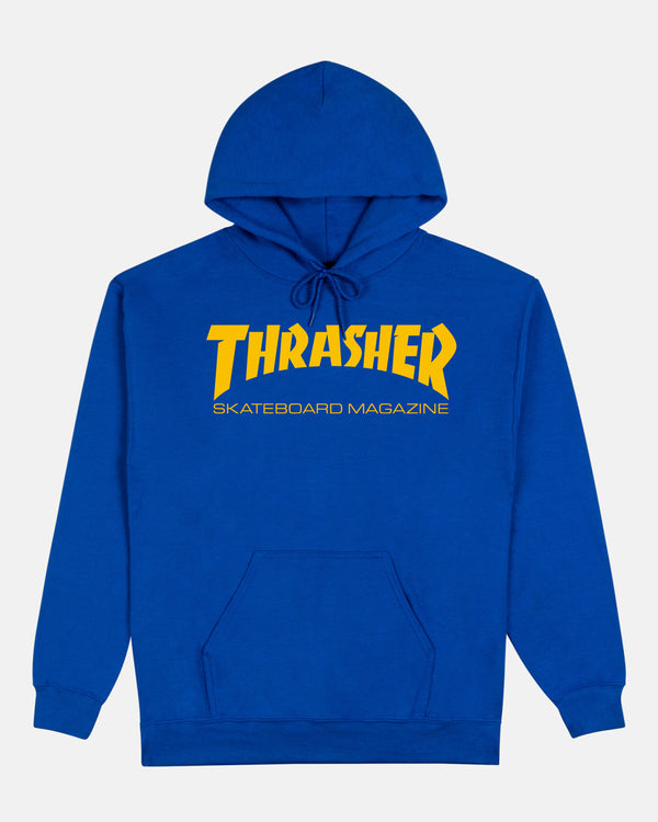 SKATE MAG HOODIE - ROYAL/GOLD
