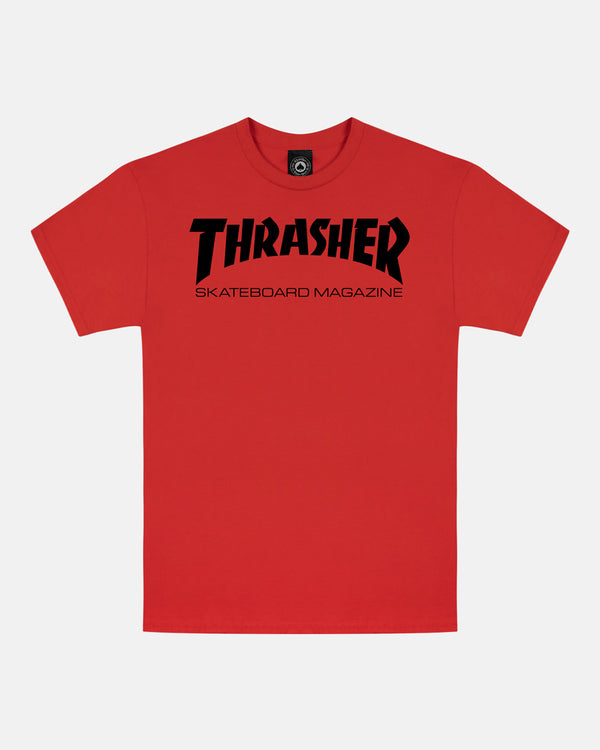 SKATE MAG T-SHIRT - RED/BLACK