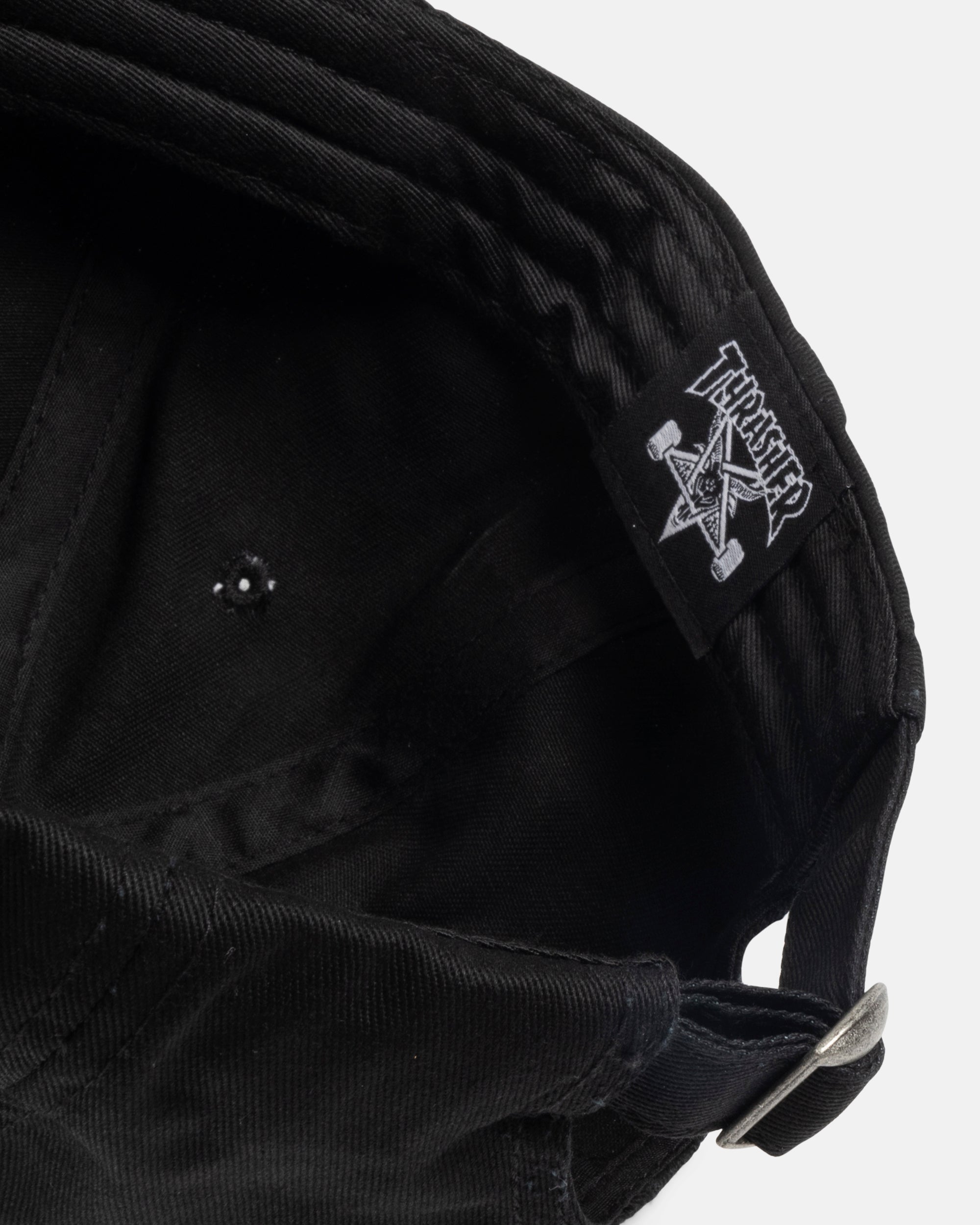 SKATEGOAT REDUX - OLD TIMER HAT - BLACK – Thrasher Magazine
