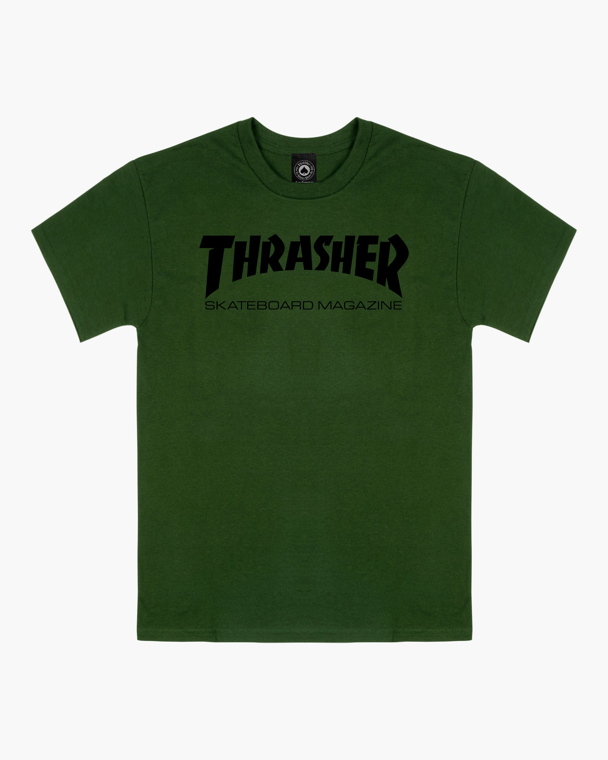 SKATE MAG - WOMENS TSHIRT - OLIVE GREEN – Thrasher Magazine