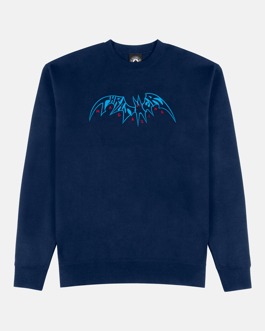 SKY RAT BY NECKFACE - CREWNECK - NAVY