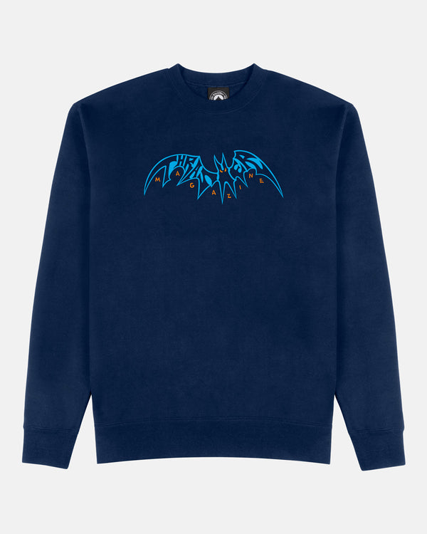 SKY RAT BY NECKFACE - CREWNECK - NAVY